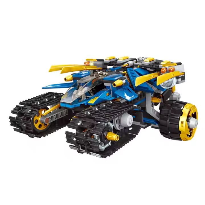 Bloques De Construcción Mecánica Ninja Thunder Raider 576 Piezas Juguete Para Niños Modelo De Tanque De Asalto Combinación Técnica Regalo Para Chicos - 1
