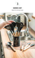 Juego De Utensilios De Cocina Ecológicos De Silicona 13PCS Antiadherentes Con Caja De Almacenamiento Herramientas De Hornear Y Medidora - details 5