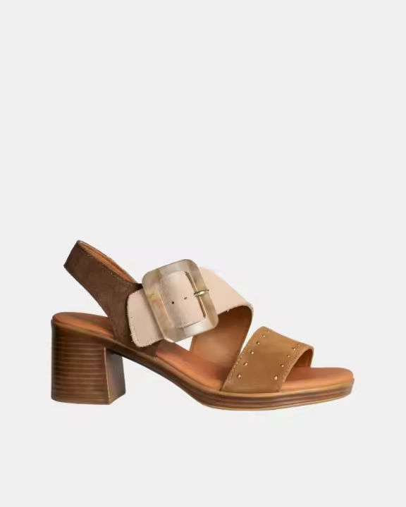 RKS 122450 Sandalias Abiertas Mujer Marrón - 1