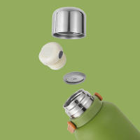 Nueva Taza Termo 316 con cubierta totalmente de Maple, Taza de Agua portátil de gran capacidad de Maple inoxidable, Vidor de Agua portátil para Viajes al Aire Libre, estuches de cuero Blanco de 800 ml - details 3