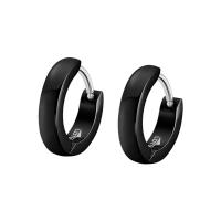 PENDIENTES DE HOMBRE DE ARO NEGRO - PENDIENTES LOTUS STYLE PARA HOMBRE - - details 1