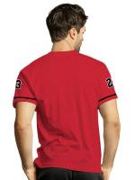 Camiseta De Baloncesto Los Angeles 23 Para Hombre Cuello V Manga Corta Casual Y Deportiva Con Impresión Digital Polyester - details 8