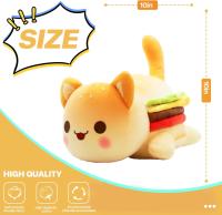 Juguete de peluche de gato, cojín de gato suave, almohada de peluche, peluche divertido, regalos de peluche de gatito suave - details 0