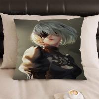 Funda De Cojín Nier Automata 2b 40x40cm 45x45cm Para Coche Sofá Regalo De Navidad Funda De Cojín De Terciopelo Cortado Anti-deslizante - details 6