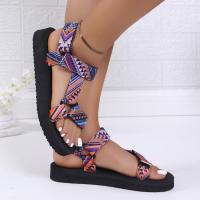 SP Nuevas sandalias de Playa de estil étnico con Velcro y Suela Gruesa de verano a juego para Mujer Talla 43. - details 10