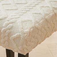 Funda De Silla De Comedor Gruesa Tela Jacquard Suave Cubierta Elástica Para Oficina Silla De Sala De Estar Color Sólido Fundas De Silla Para Boda Y Banquete - details 12