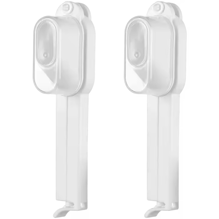 2PCS Clip Para Bolsas De Alimentos Con Sellador De Tapa Ecológico Para Secar Y Conservar Snacks Polvo De Leche Y Patatas Fritas - 1