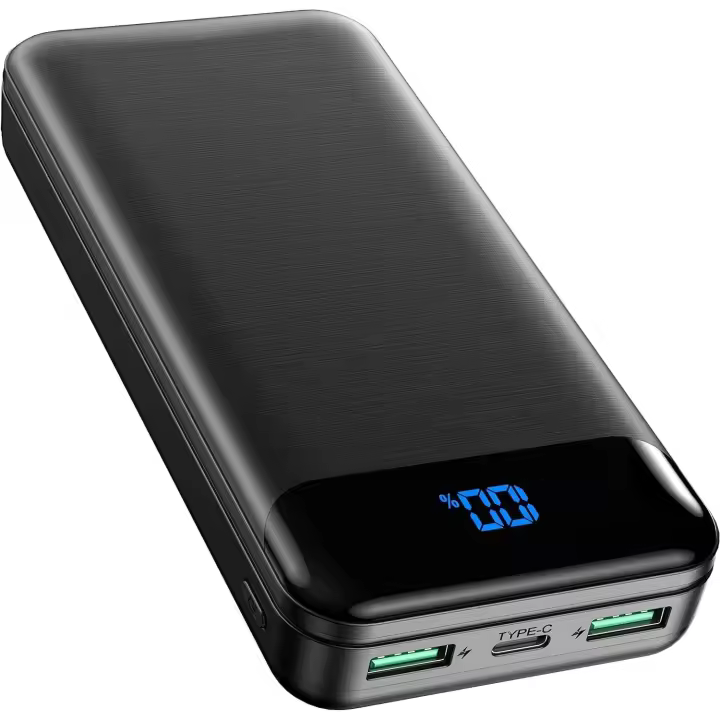 Banco de Energía portátil de carga de 20000 mAh, Bench de Energía with Entrada/Salida USB C, paquete de Batería para teléfono móvil de gran capacidad with LED - 1
