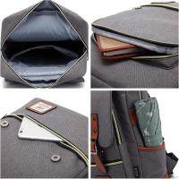 Mochila para portátil para hombres y mujeres, bolsa universitaria de 16 pulgadas, mochila impermeable y duradera para viajes, negocios, actividades al aire libre, sin puerto de carga USB, mochila inglesa unisex - details 0