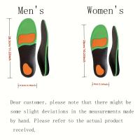 Par De Plantillas Deportivas Absorbentes De Sudor 25.5/27.5cm Con Diseño De Corte Libre Para Zapatos Planos Y Deportivos Material EVA Ligero Y Transpirable Para Mujer - details 3