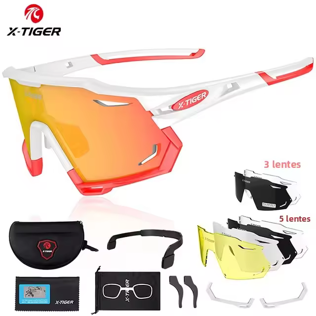 Gafas De Ciclismo X-TIGER UV400 Polarizadas Protección Para Bicicleta MTB Racing Bike Unisex Gafas Deportivas Con Lente De Polipropileno - 1