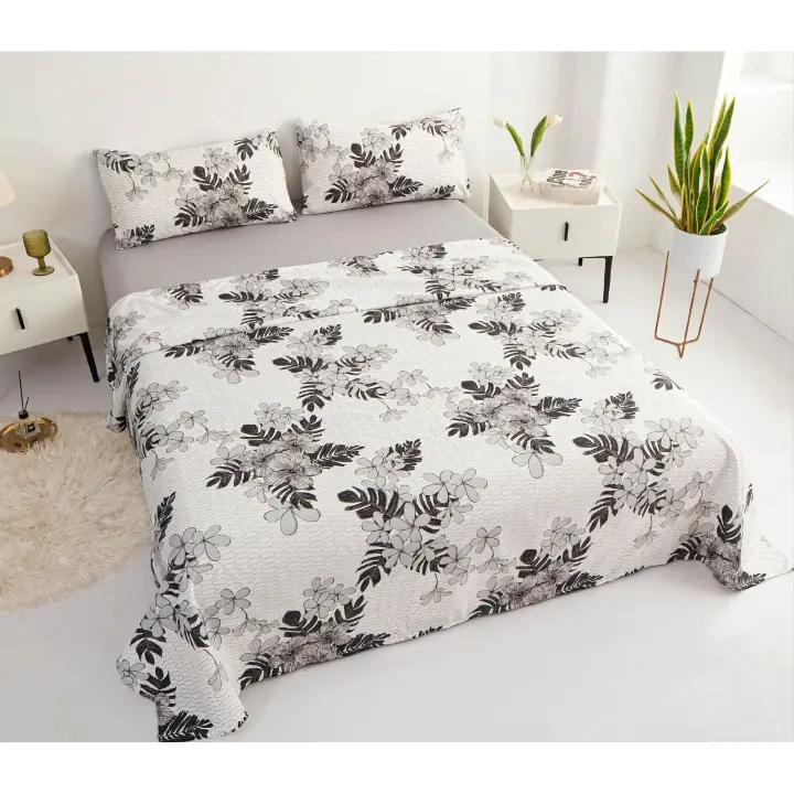 VOLARY - Juego de Sábanas de Alta Calidad para Cama 150/105/135/160 - FUNDA NORDICA de 4 PCS. Súper Suave, Cálido y Ligero. Ropa de Cama, Incluye  2 Funda de Almohada + Encimera + Bajera Ajustable - 1