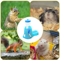 Dispensador Automático De Agua Para Hamsters Y Otros Pequeños Animales Taza De Alimentación Con Contenedor De Alimentos De 80ML Para Cochinillos Y Ratones - details 1