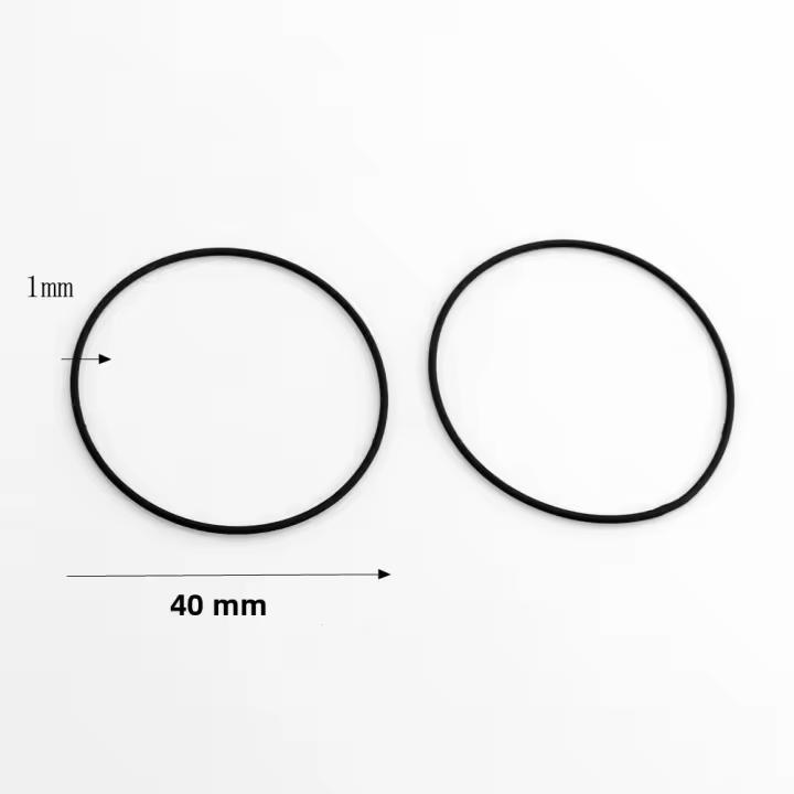 Conectores De Circulo Geométrico Hueco En Metal De Cobre Para El Dibujado De Joyas DIY 6 Piezas Pintura Negra De Spray Charms - 1