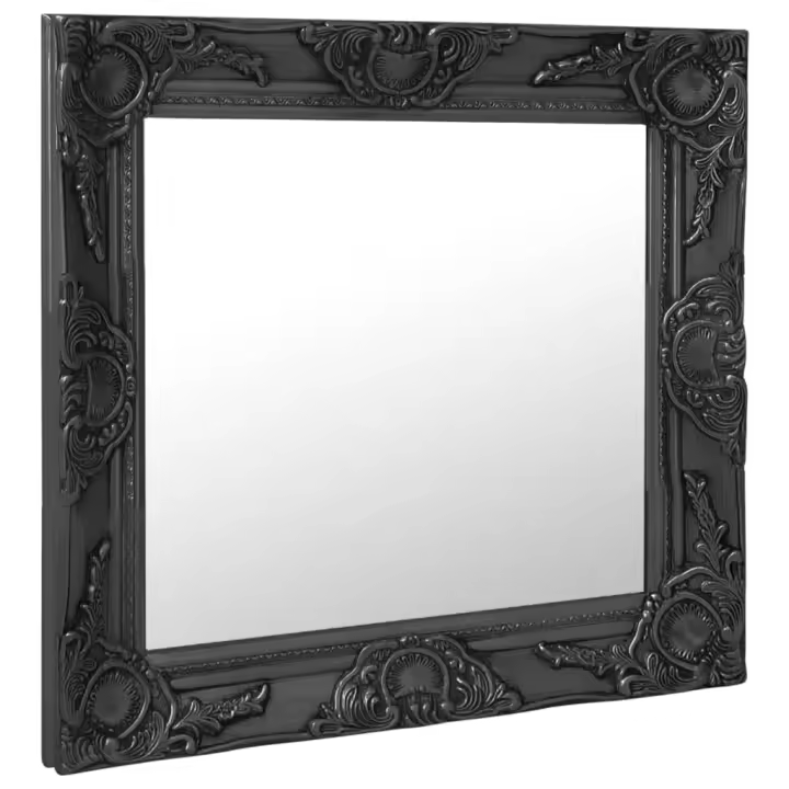 Espejo de maquillaje Barroco Negro 50x50 cm - 1