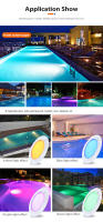Luz Submarina RGB DC12V IP68 LED Para Piscina 18W 25W 35W Control Por App Tuya Decoración Para Fiesta En Piscina Y Fuente - details 7