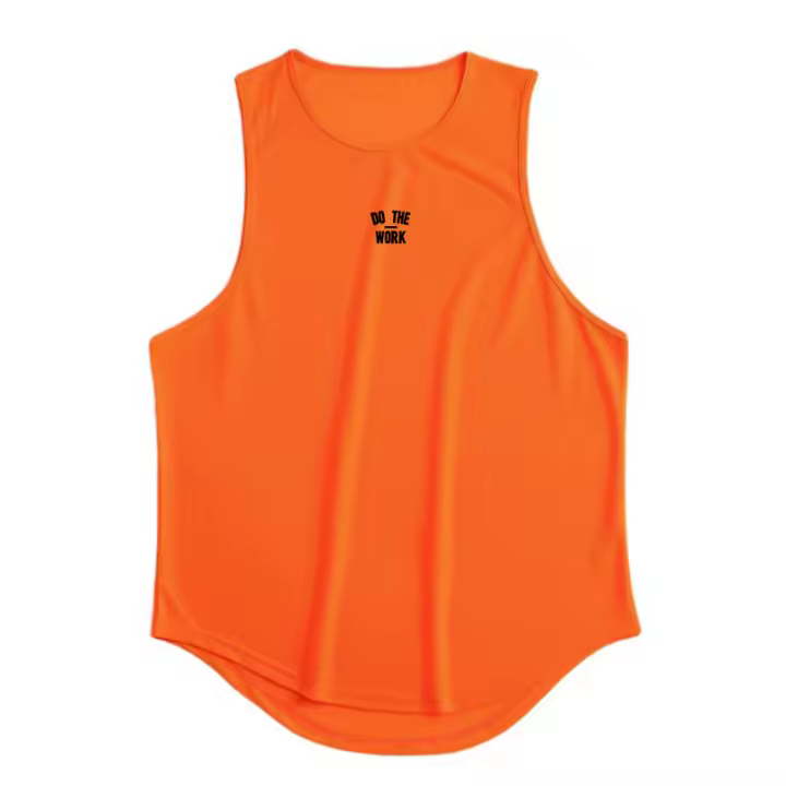 Summer New Men's Casual Mesh Breathable Sleeveless Quick Dry Vest Gym Bodybuilding Fitness Training Muscle Basketball T-shirt - 1