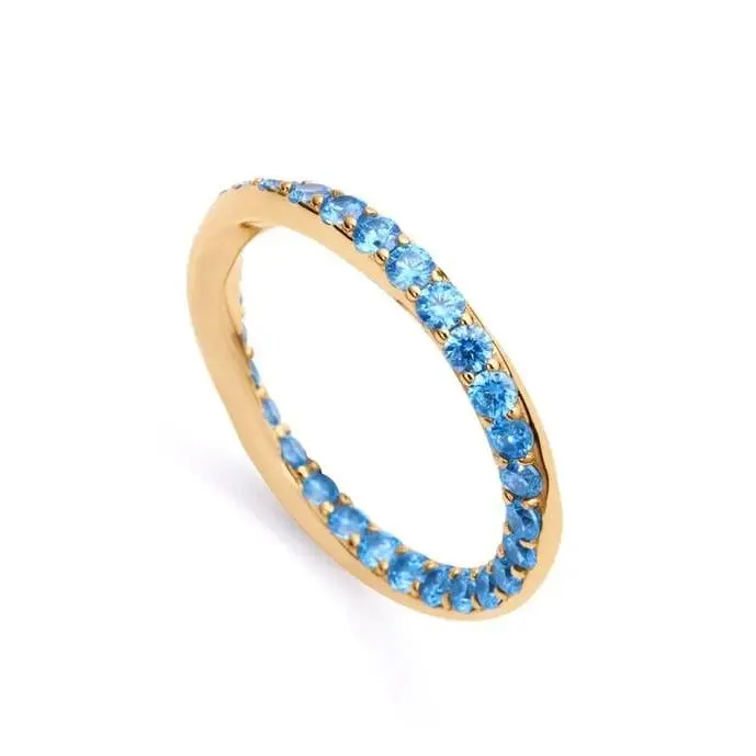ANILLO PLATA DORADA ELEGANT VICEROY FASHION - Talla 12 - 13135A012-33 - 1