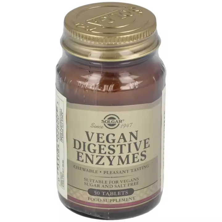 Vegetarlan Enzimas Digestivas 50 Comprimidos - 1