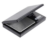 Báscula digital plegable de bolsillo/minibáscula/báscula para joyas (0,01-200 g) negra - details 1