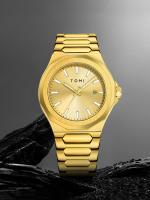 Reloj De Negocios TOMI De Lujo Para Hombres Con Caja De Regalo Caja De Acero Inoxidable De Color Rosa Oro Versátil Y Sencillo Movimiento Cuarzo - details 21