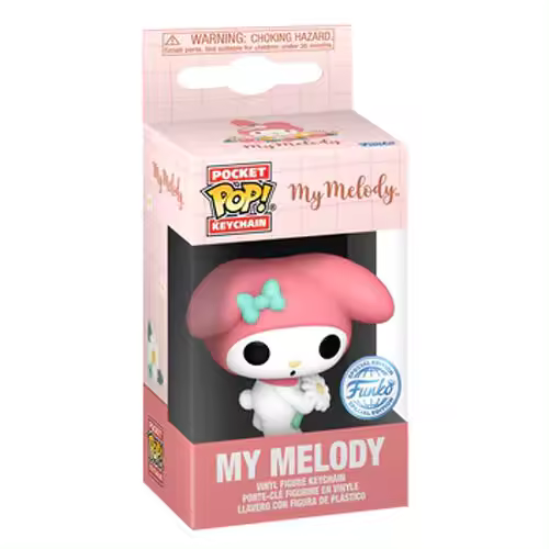 Llavero Pocket POP Hello Kitty My Melody Spring TimeFigura  Coleccionable - Idea de Regalo- Mercancia Oficial - Juguetes para Niños y Adultos - Movies Fans - Muñeco para Coleccionistas y Exposición - 1