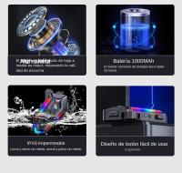 Auriculares De Motocicleta Bluetooth 5.3 Y20 Con Interfono 1000mAh Impermeable Para Conductores Comunicador Con Altavoces - details 0