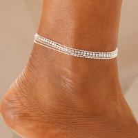 Pulsera De Tela De Lazo Brillante Y Colorido Para Mujer Con Cristales De Rhinestones Diseño De Pingente Geométrico Ajustable Para Todas Las Occasiones - details 2