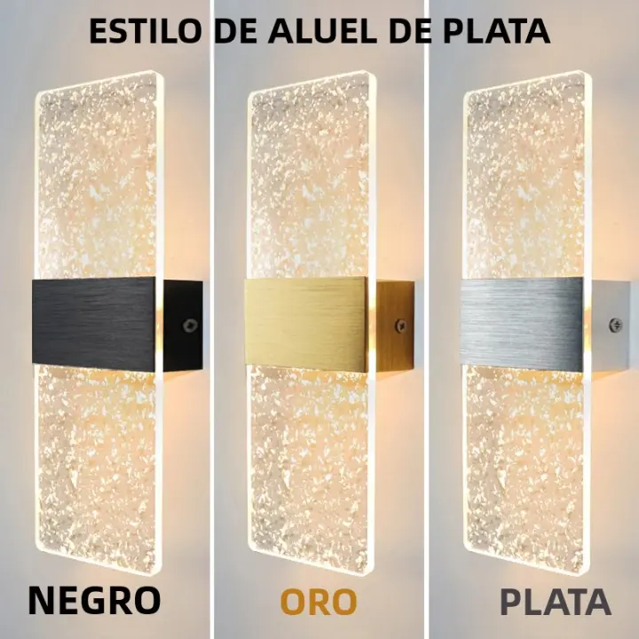 Lámpara De Pared Acrílica LED 6W Para Interior Sala De Estar Dormitorio Balcón Pasillo Luz Nocturna Moderna Nórdica AC85-265V - 1