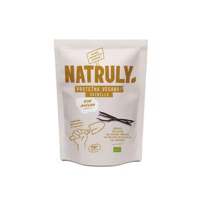Proteina Vegana 75% Vainilla Bio 350g Natruly - 1