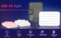 Luz De Rellenado Para Videoconferencia LED Recargable Con Clip Para Teléfono iPhone Android iPad Laptop Maquillaje TikTok Selfie Vlog - details 19