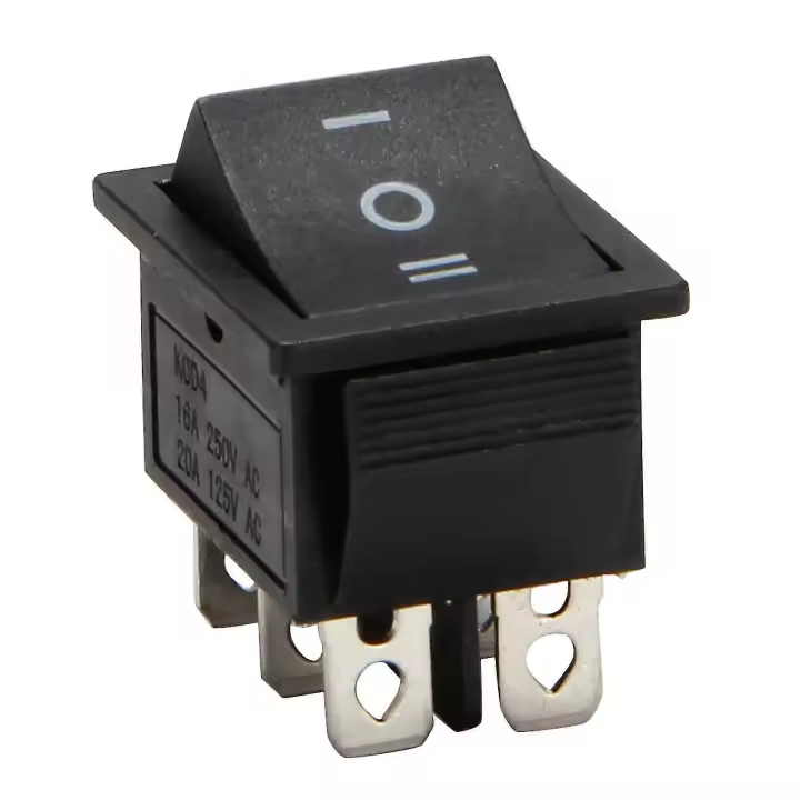 6 terminales 3 posición encendido/apagado/encendido Dpdt Barco Rocker interruptor 16A 250VAC 20A 125vac-L - 1