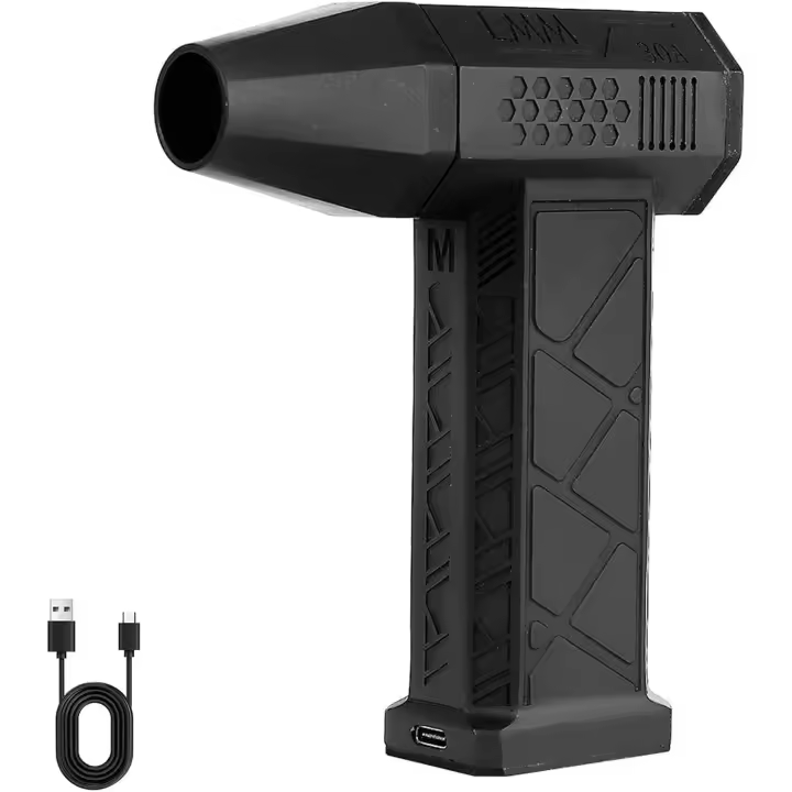 Potente mini Soplador portátil Soplador de Chorro mini turbinas, 3 Modos de Ajuste mini ventilador - 1