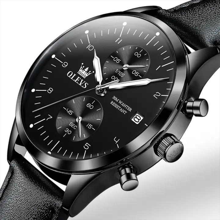 Reloj De Pulsera De Lujo Para Hombre OLEVS Marca Original Cuarzo Resistente Al Agua Luminoso Fecha Estilo De Negocios Moda 2022 - 1