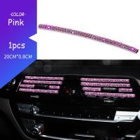 Molduras Decorativas Para Salida De Aire Acondicionado De Coche 20cm U Shaped Trim Strips Accesorios De Coche Diamante - details 5
