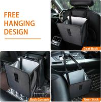 Bolsa de basura para Colgar EN EL Coche, impermeable, con capacidad de 1,85 galones, color Negro (No incluye bolsas de basura) - details 2