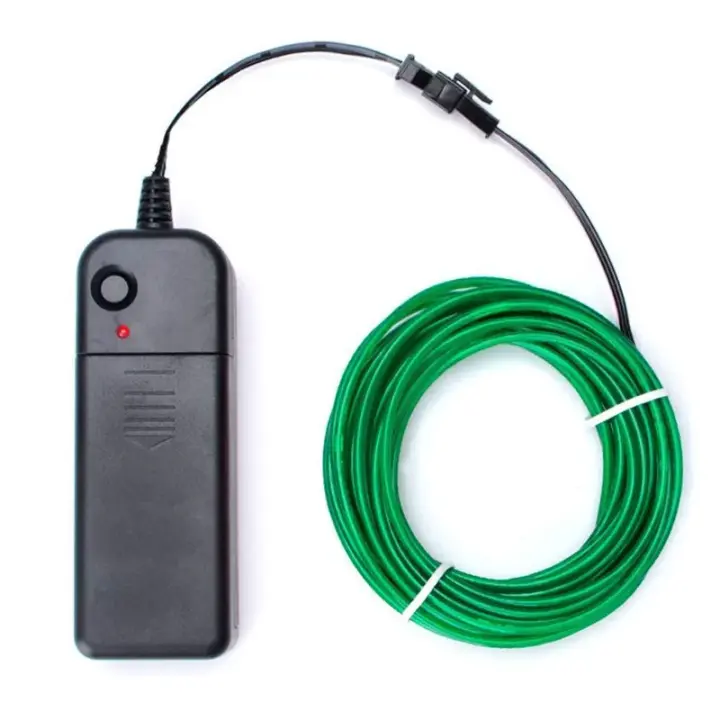 Cable De Luz LED Multicolor 1m Para Fiestas Navidad Danza DIY Disfrazes Con Pilas AA Iluminación Para Costumbres Y Accesorios - 1