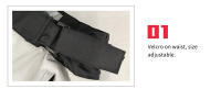 Pantalones De Motocicleta Para Hombre Verano Transpirables Protección Profesional Con Sobrevisor Impermeable Y Protetores De Rodilla Removibles - details 5