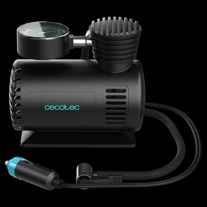 Cecotec Hinchador Eléctrico - Voltaje 12V - Compresor Aire - CecoRaptor Perfect Pump. Corriente máxima 10A, Presión Máxima 250PS - 1