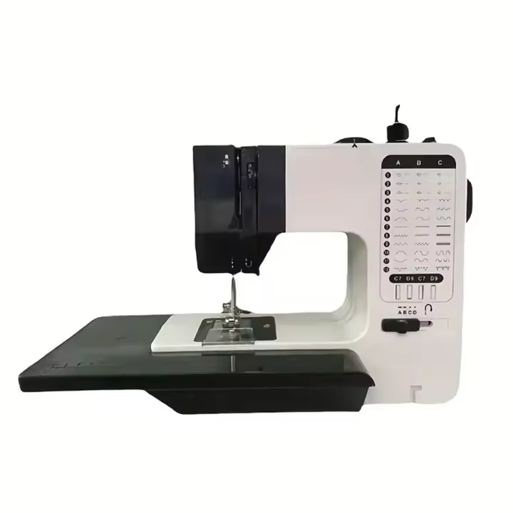 Mini máquina de coser, fácil de transportar, versátil, con 38 patrones de puntadas, adecuada para coser ropa, cortinas, almohadas y muñecas, para satisfacer sus diversas necesidades diarias de costura - 1