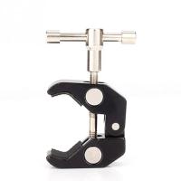 Aguja De Barra Metálica Klemmen Super C Clamps DSLR Rig Para Monitor De LCD Accesorios De Estudio Luz Metálica Pinzas De Crab T-Track - details 5