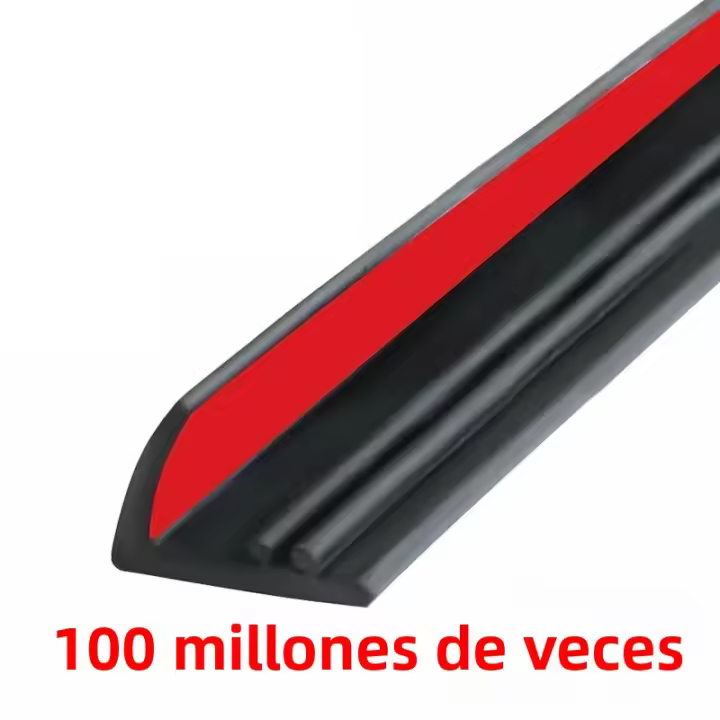 Tira De Sellado Para Ventanas De Coche Universal De Goma Resistente Al Agua Y Al Viento Aislante De Ruido Forma 7 Para Cubrir El Espacio Entre El Parabrisas Y El Body Del Coche - 1