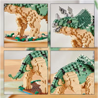 Bloques De Construcción Mini Dinosauros Jurásico Juguete Educativo Para Niños Modelo De Edificios En Miniatura Para Juego Creativo - details 4