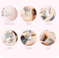 Masajeador corporal inalámbrico para niñas, fascia, empujador de grasa, masajeador vibratorio portátil de mano, instrumento moldeador de cuerpo, palo de masaje - details 3