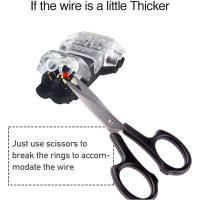 Conectores De Cable Universal Compactos 5Pcs 2 Pin 3/2 Vía Tipo I Auto-Arrancado Para Conexión Eléctrica Terminales De Crimpado - details 4