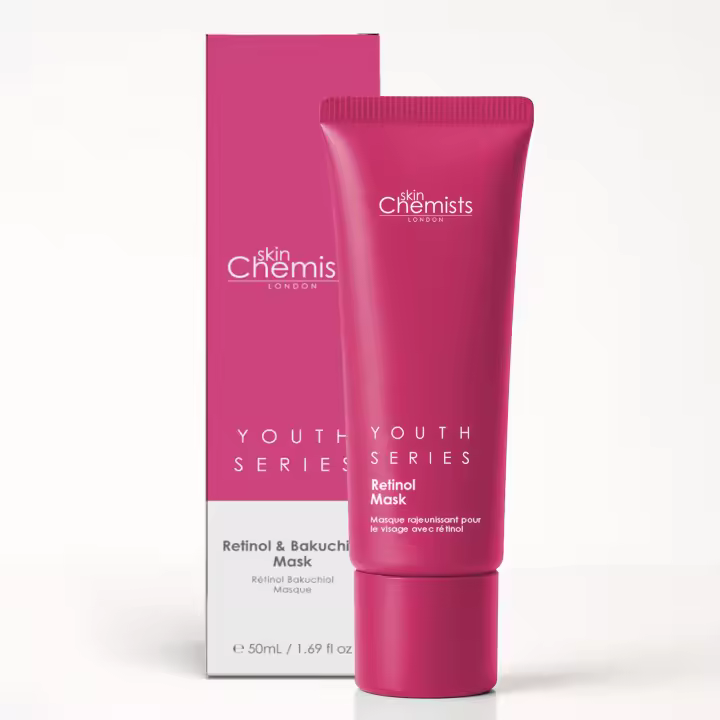 skinChemists Mascarilla Facial de Retinol y Bakuchiol Anti-edad para una Piel Firme y Suave 50ml - 1