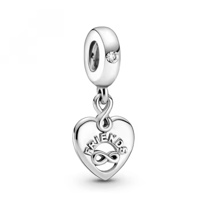 Charm colgante Pandora Amigos para Siempre 799294C01 plata - 1