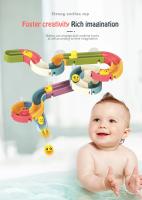 Juguetes De Baño Para Bebés DIY Pista De Deslizamiento Con Ventosas Juguete De Ducha Para Niños Material ABS Unisex - details 3