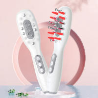 Nuevo aplicador de medicina para el cuero cabelludo, peine para el cuidado del cabello con microcorriente EMS, guía de luz de color, peine de masaje con medicina líquida - details 0