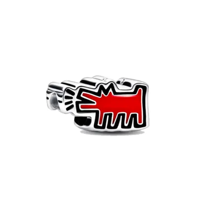 Charm Perro Ladrando dibujo de Keith Haring - 1